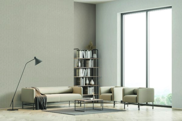 Modern,Living,Room,Interior,With,Panoramic,Windows,Furnished,By,Beige
