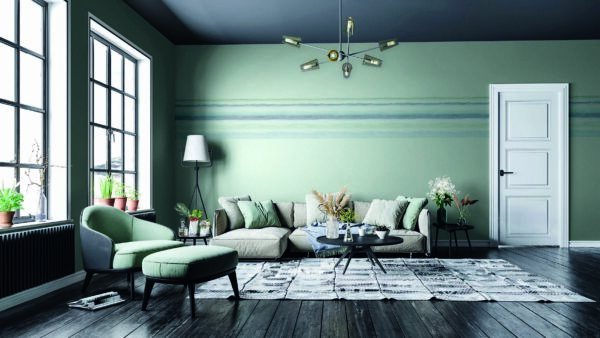 Modern,Interior,Design,,In,A,Spacious,Room,,Next,To,A