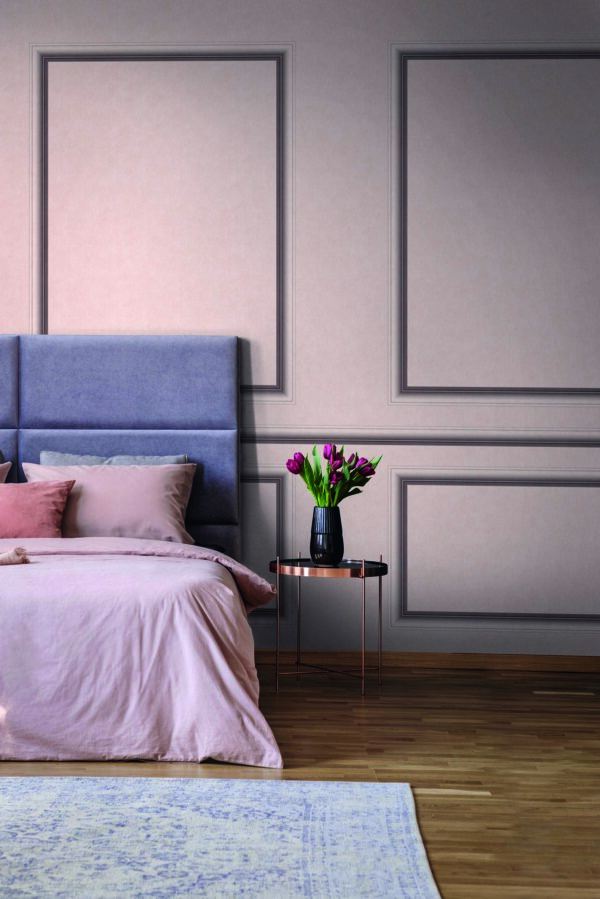 Real,Photo,Of,Bedroom,Interior,With,Feminine,Design.,Pink,Bed