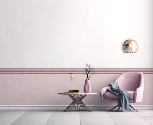 Interior,With,An,Armchair,And,A,Little,Table,On,A