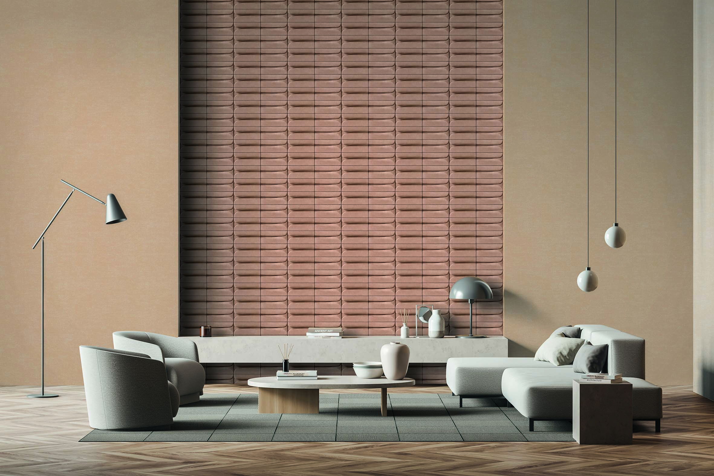 Light,Living,Room,Interior,With,Sofa,And,Armchairs,,Tv,On
