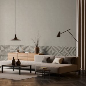 Corner,Of,Grey,And,Sand,Beige,Living,Room,Interior,With