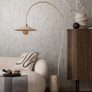 Interior,Design,Of,Stylish,Living,Room,With,Boucle,Sofa,,Glass