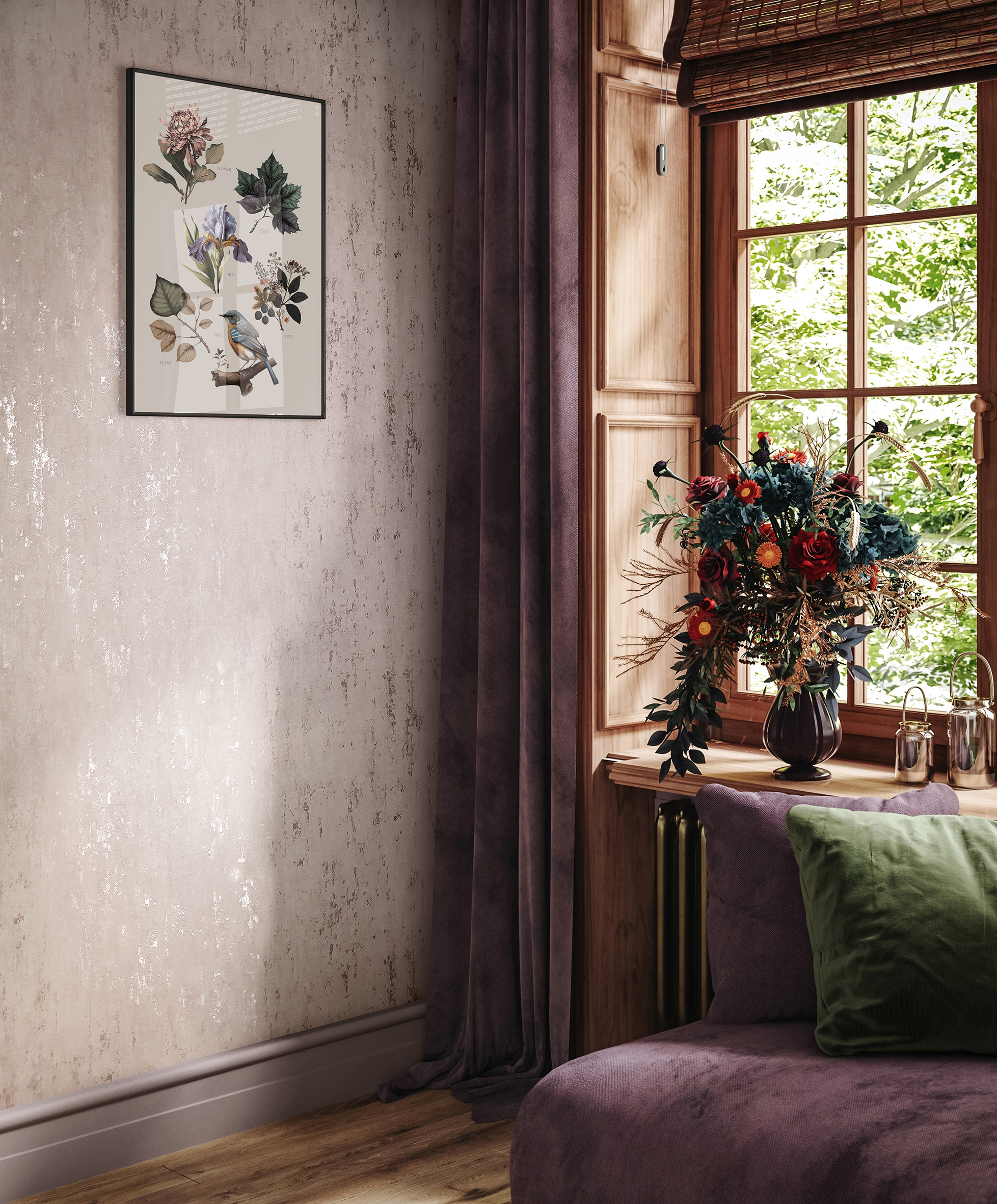 Poster,Frame,Mock up,In,Home,Interior,Background,With,Sofa,,Table